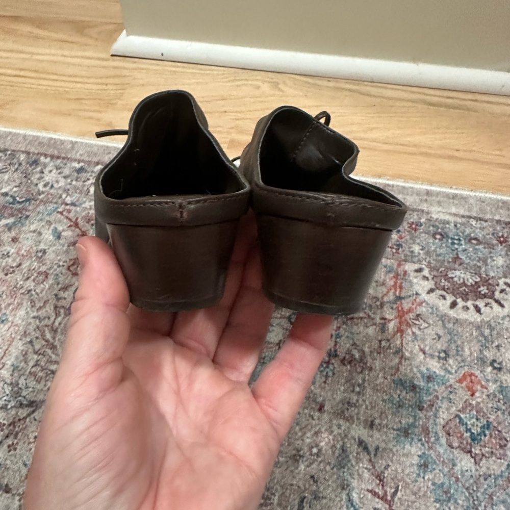 Arteffects Elegant Brown Soft Leather Mules - Picture 3 of 5